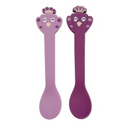2 cucharas de silicona Sra.Pavo real