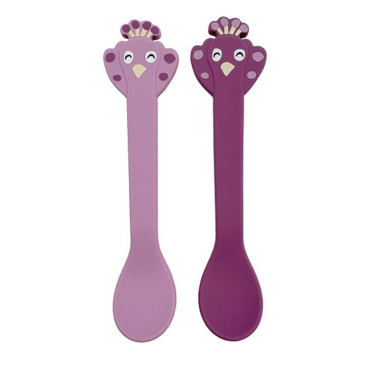 2 cucharas de silicona Sra.Pavo real