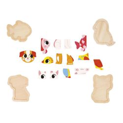 4 Puzzles Evolutivos Animales de Compañía