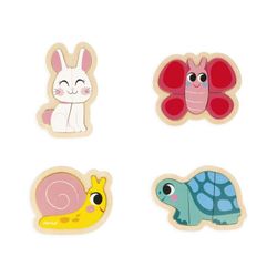 4 Puzzles Evolutivos Jardin
