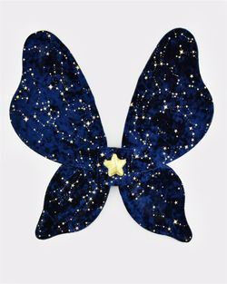 alas de Mariposa Azul Noche