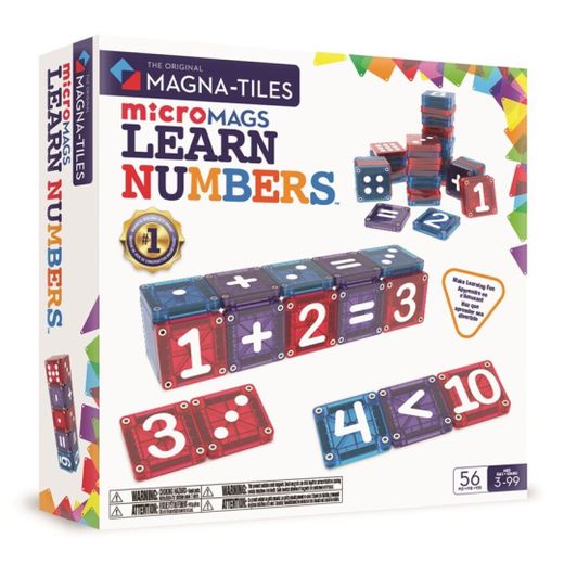 Aprendo los números- Magna-tiles