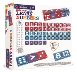 Aprendo los números- Magna-tiles