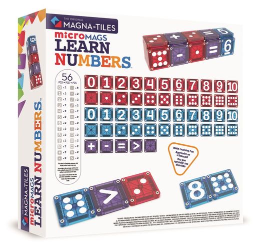 Aprendo los números- Magna-tiles