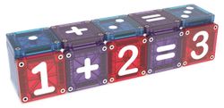 Aprendo los números- Magna-tiles