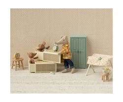 Bebé ratón dormilón en una caja de cerillas - Rosa