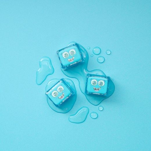 Blair-Azul Cubos de Luz (4uds)