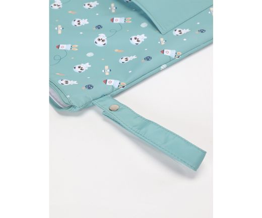 Bolsa Impermeable Grande Pandas in Space Personalizable