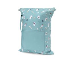 Bolsa Impermeable Grande Pandas in Space Personalizable