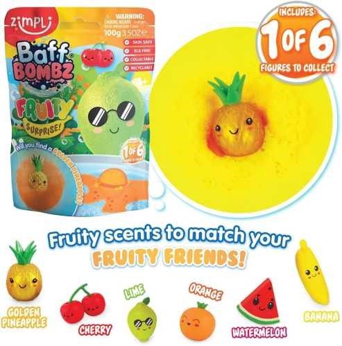 BOMBA DE BAÑO Sorpresa Frutas 1x100gr