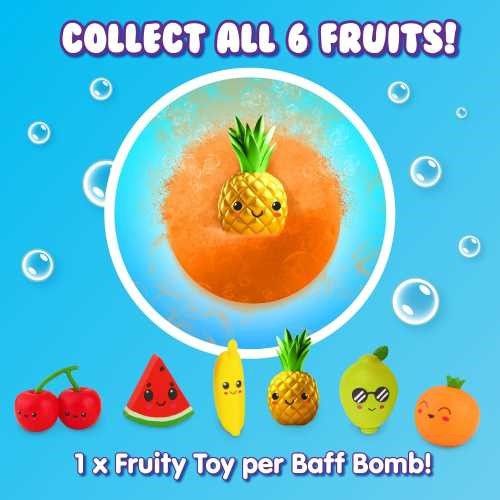 BOMBA DE BAÑO Sorpresa Frutas 1x100gr