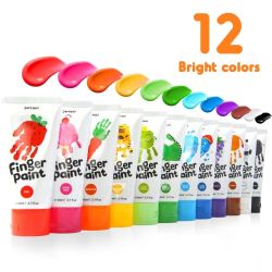 Bote de Pintura de dedos (12 uds)