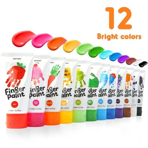 Bote de Pintura de dedos (12 uds)
