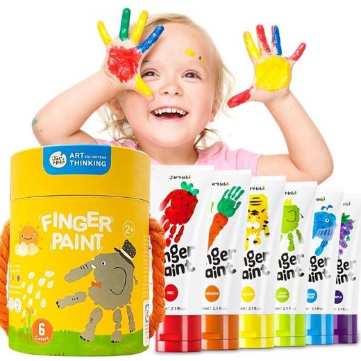 Bote de Pintura de dedos (6 uds)