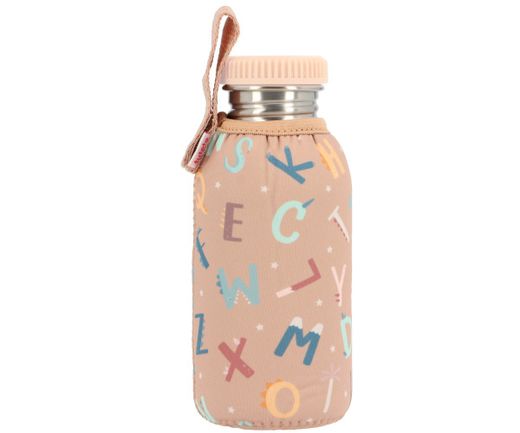 Botella Acero con Funda Funny Letters 500ml