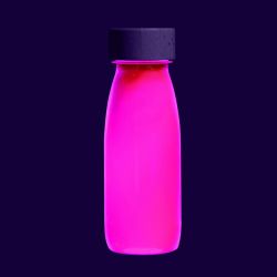 Botella Sensorial Brilla En La Oscuridad Pink