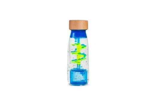Botella Sensorial Espiral Blue