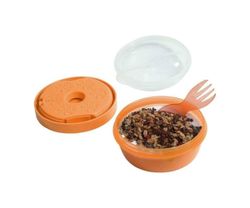 Caja Almuerzo con Tapa Refrigerante N'ice Cup Naranja