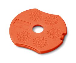 Caja Almuerzo con Tapa Refrigerante N'ice Cup Naranja