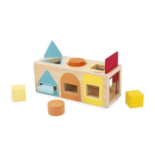 Caja Sensorial Con Formas Geométricas