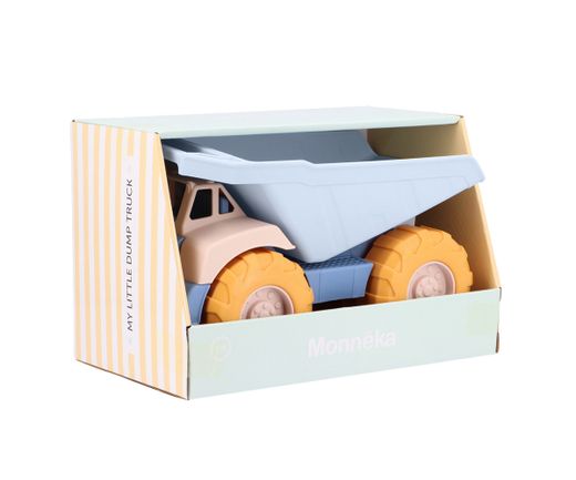 Camión volquete azul