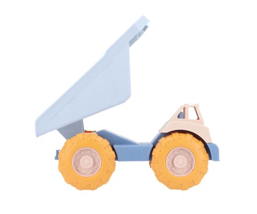 Camión volquete azul