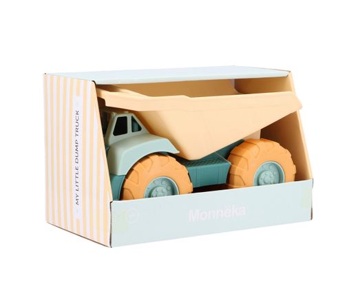 Camión volquete verde