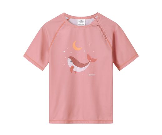 Camiseta Manga Corta SPF50+ Ballenas Rosa