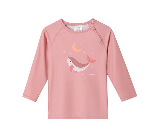 Camiseta Manga Larga SPF50+ Ballenas Rosa