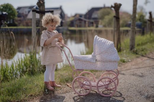 Carro de muñecas flores Little dutch