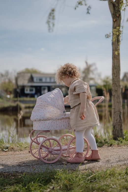 Carro de muñecas flores Little dutch