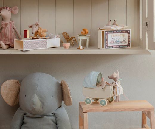 Cochecito, Micro - Azul