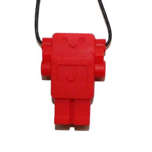 Colgante Mordedor Robot Rojo