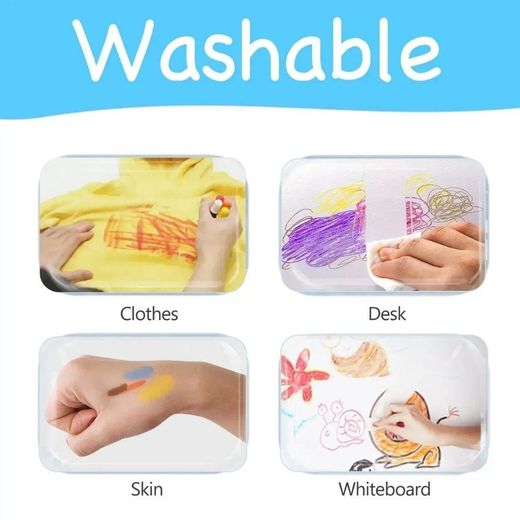 Crayón Suave Lavable (6uds)