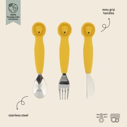 Cubiertos de 3 piezas en silicona - Sr.León