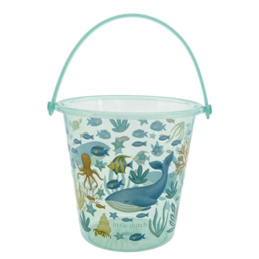 Cubo de playa oceano