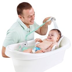 Ducha bañera elefante turquesa