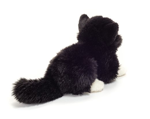 Gato negro y blanco 20cm