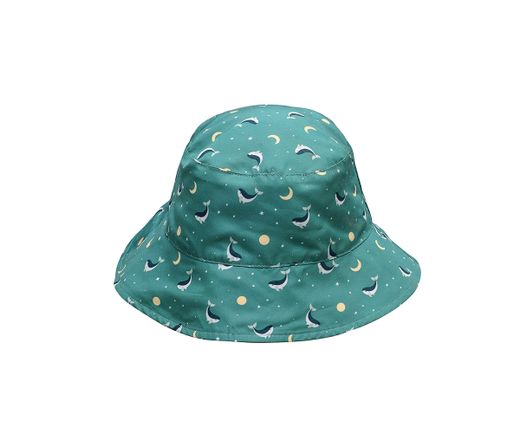 Gorro reversible colección ballenas verdes