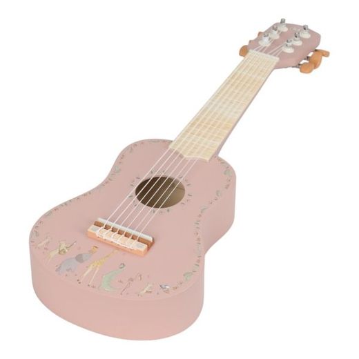 Guitarra de madera rosa safari