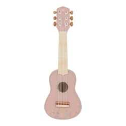 Guitarra de madera rosa safari