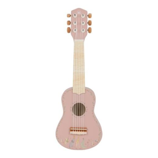 Guitarra de madera rosa safari