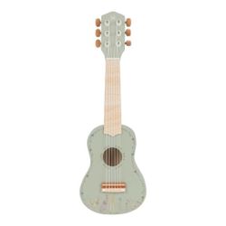 Guitarra de madera verde safari