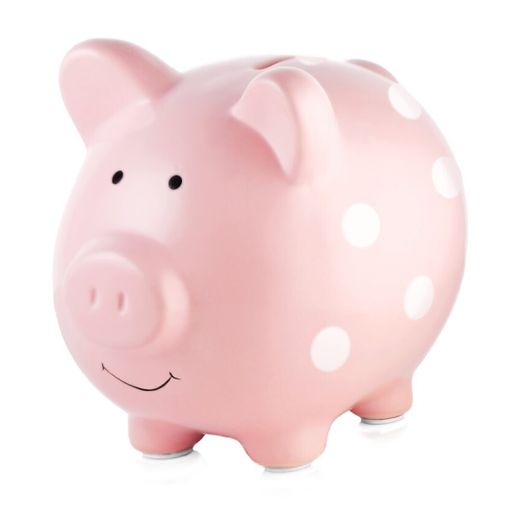 Hucha ceramica cerdito rosa