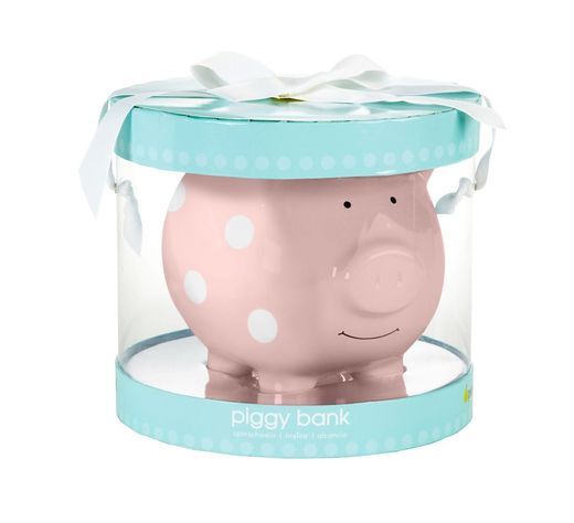 Hucha ceramica cerdito rosa