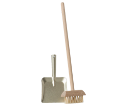 Juego de escoba y recogedor, miniatura