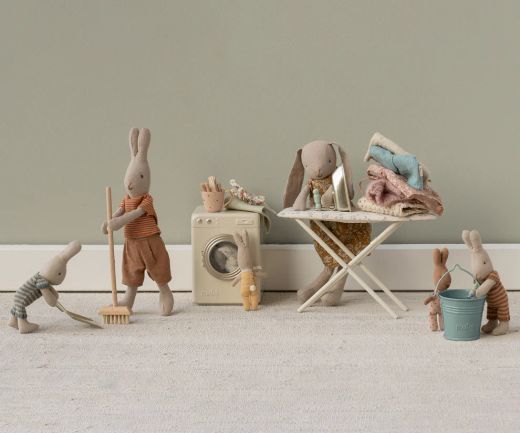 Juego de escoba y recogedor, miniatura