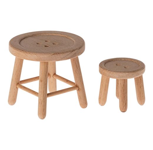 Juego de mesa y taburete, Ratón