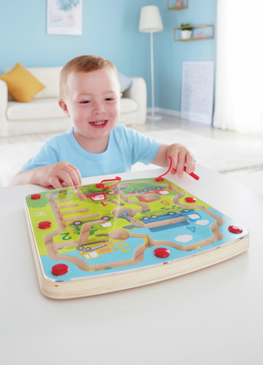 Laberinto magnetico construcción