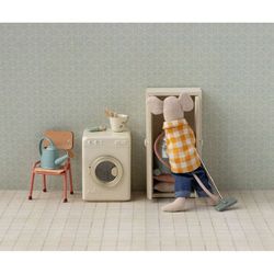 Lavadora, ratón - Blanco roto